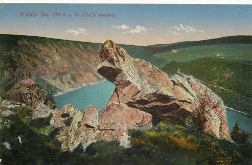 Ansichtskarte Weißer See Hochvogesen Feldpost 6. Kompagnie