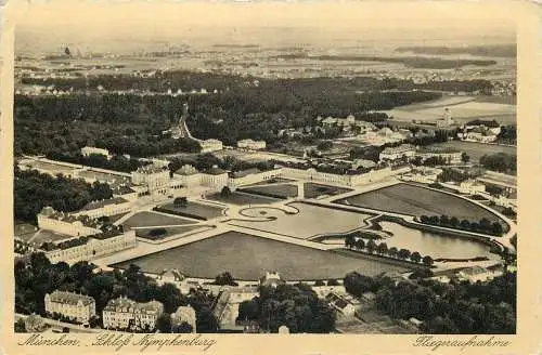Ansichtskarte München Schloss Nymphenberg, versandt 1932