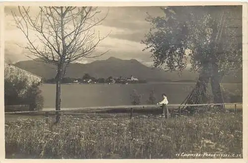 Ansichtskarte Chiemsee Fraueninsel, versandt