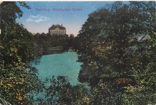 Ansichtskarte Hamburg Botanischer Garten, versandt
