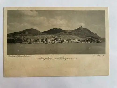 Ansichtskarte Feldpost Siebengebirge Königswinter versandt 1918