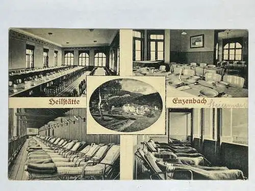 Ansichtskarte Heilstätte Enzenbach versandt 1923