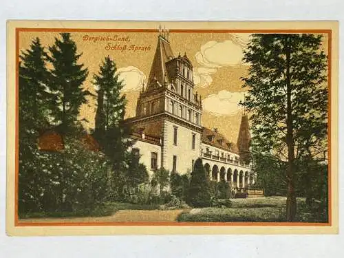 Ansichtskarte Velbert Schloss Aprath Bergisch Land Feldpost versandt 1918