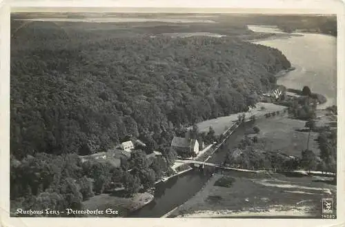 Ansichtskarte Kurhaus Lenz - Petersdorfer See, versandt