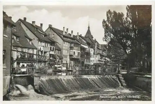 Ansichtskarte Reutlingen Klein Venedig versandt 1934