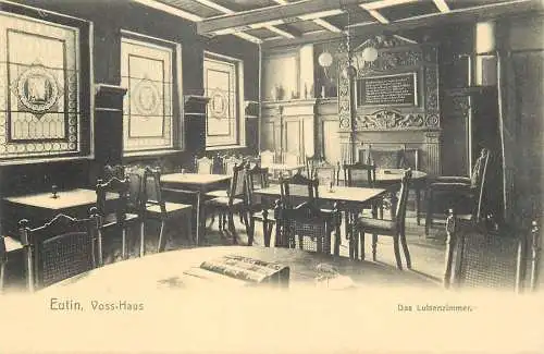 Ansichtskarte Eutin Voss Haus Das Luisenzimmer versandt 1910