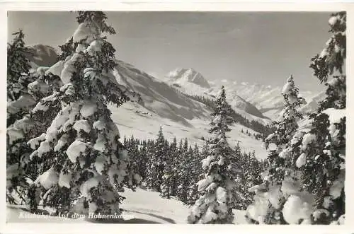 Ansichtskarte Hahnenkamm Kitzbühel Schnee Landschaft versandt