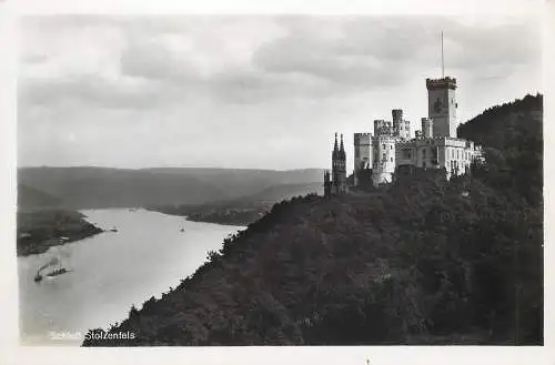 Ansichtskarte Schloss Stolzenfels Echtfoto nicht versandt