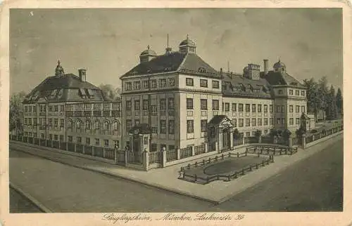 AK - Säuglingsheim München Lachmerstrasse 39 versandt 1930