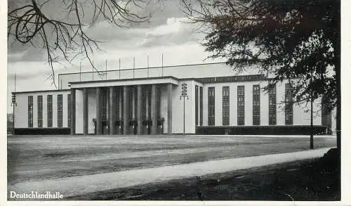 Ansichtskarte Berlin Deutschlandhalle Charlottenburg nicht versandt