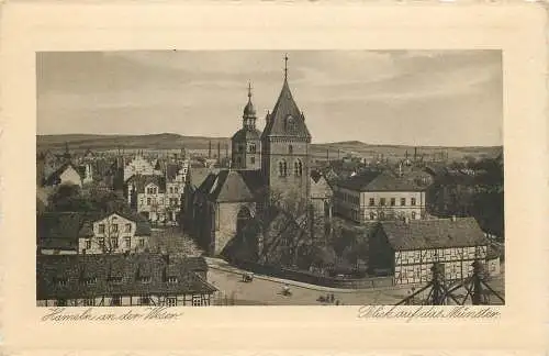 Ansichtskarte Münster Hameln an der Weser nicht versandt