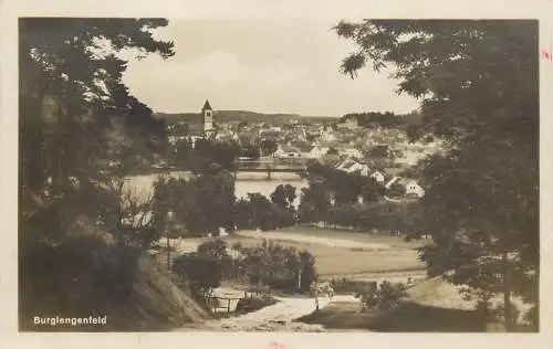Ansichtskarte Burglengenfeld Panorama versandt 1922