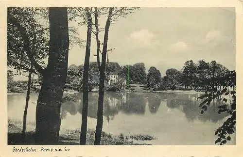 Ansichtskarte Bordesholm See Partie versandt 1941