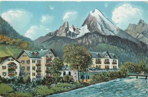 Ansichtskarte Berchtesgaden Hotel Schwabenwirt nicht versandt