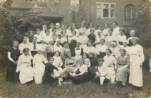 Ansichtskarte Frauen Gruppenfoto nicht versandt