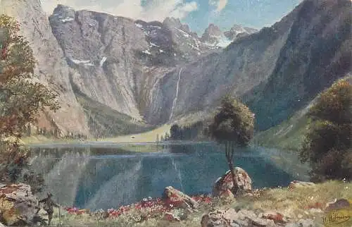 Ansichtskarte Künstlerkarte Königssee Der Obersee nicht versandt