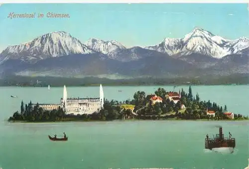 Ansichtskarte Chiemsee Herreninsel nicht versandt