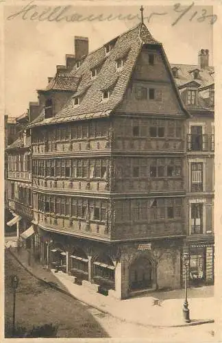 AK - Strassburg Haus Kammerzell versandt 1906