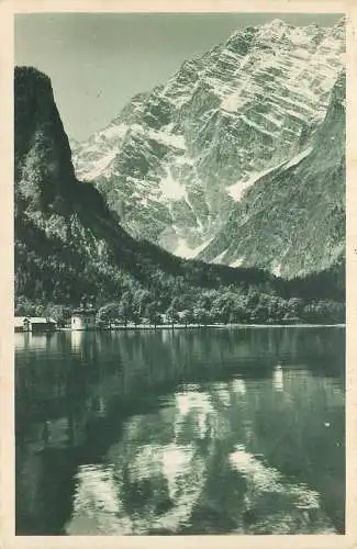 AK - St. Bartholomä mit Watzmann versandt 1933