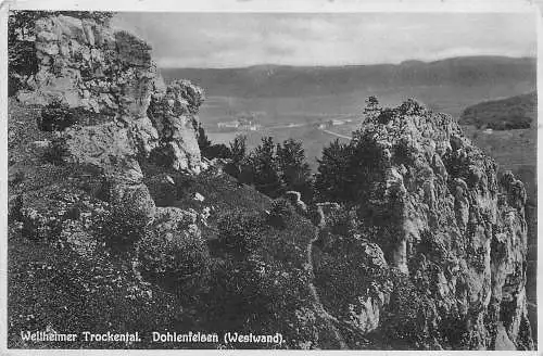 AK - Wellheimer Trockental Dohlenfelsen versandt 1934