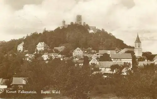 AK - Kurort Falkenstein Bayer. Wald versandt 1930