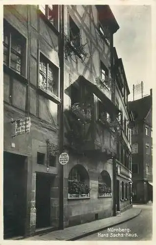 AK - Nürnberg Hans Sachs Haus versandt 1931