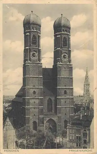 AK - München Frauenkirche versandt