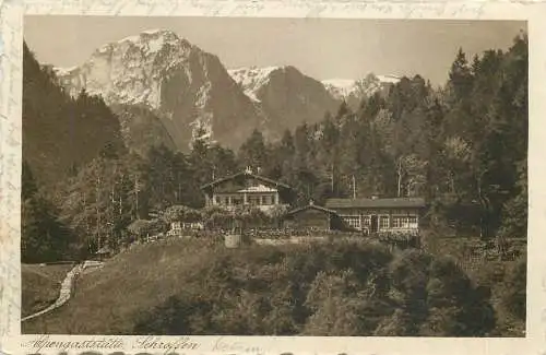 AK - Alpengaststätte Schroffen versandt Bad Reichenhall