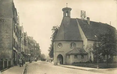 AK - Weiden Oberpfalz Max Reger Straße versandt 1937