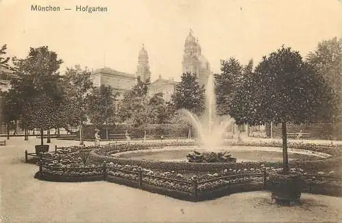 AK - München Hofgarten versandt 1929