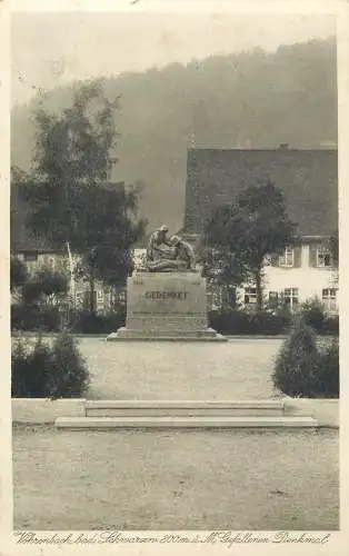 AK - Vöhrenbach bad. Schwarzwald Gefallenen Denkmal