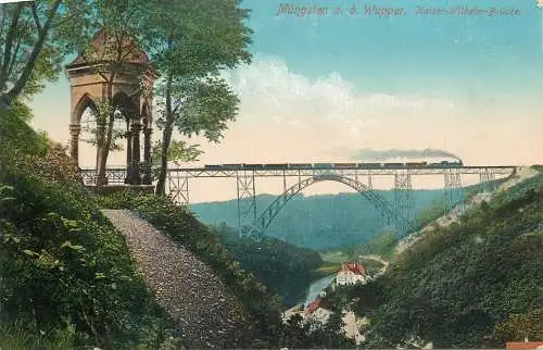 AK - Müngsten a. d. Wupper. Kaiser-Wilhelm-Brücke nicht versandt