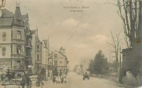 AK - Hochheim am Rhein Emser Straße  versandt 1915