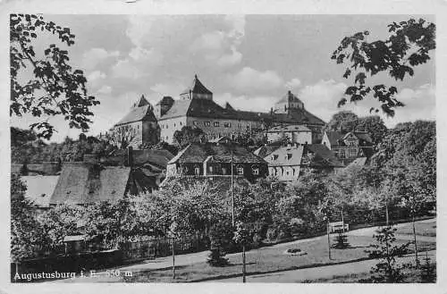 AK - Augustusburg i. E. Schloßverwaltung nicht versandt