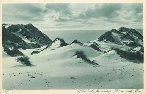 AK - Sylt Landschaftsmotiv Düne und Meer nicht versandt