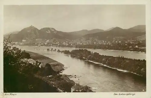 AK - Am Rhein das Siebengebirge versandt 1931