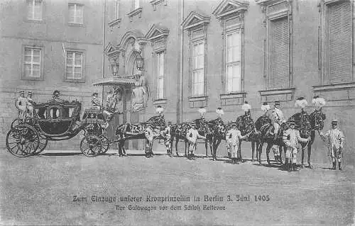 AK - Zum Einzuge unserer Kronprinzessin in Berlin 1905