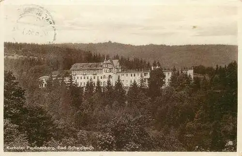 AK - Kurhotel Paulinenberg Bad Schwalbach versandt 1933