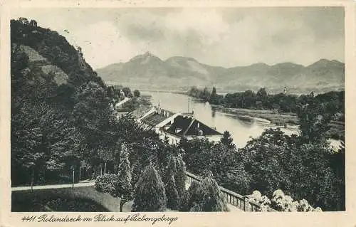AK - Rolandseck mit Blick auf Siebengebirge versandt 1930