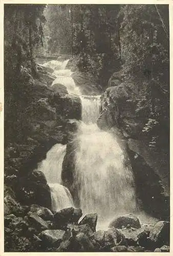 AK -Triberg Wasserfälle versandt 1935