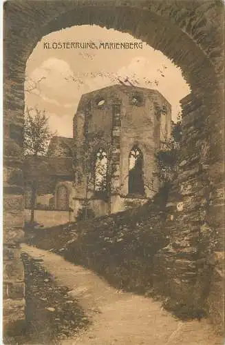 AK - Klosterruine Marienburg versandt Feldpost 1916