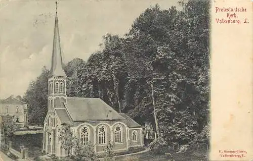 AK - Protestantische Kirche in Valkenburg, Niederlande versandt 1911