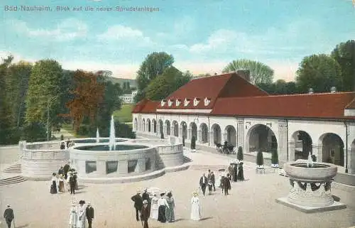 AK - Bad Nauheim Blick auf die neuen Sprudelanlagen versandt 1912