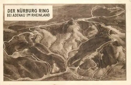 AK - Der Nürburg Ring bei Adenau im Rheinland nicht versandt