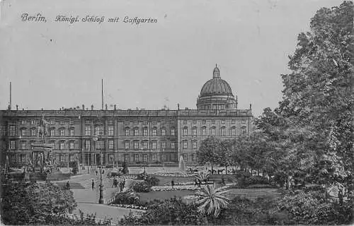 AK - Berlin Königl. Schloss mit Lustgarten nicht versandt
