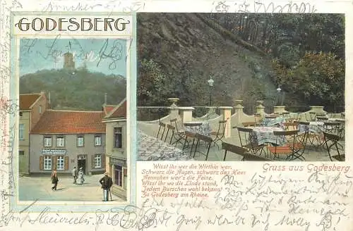 AK - Gruss aus Godesberg Gasthof zum Godesberg versandt