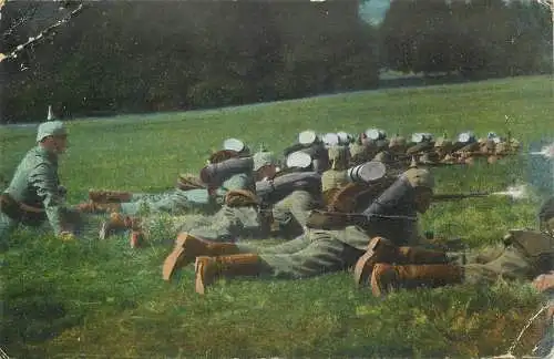 AK - Serie Das Deutsche Heer versandt 1915 Feldpost