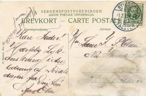 AK - Frijsenborg (Jylland) versandt 1911