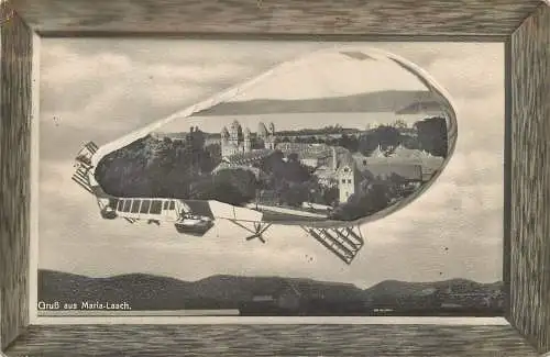 AK - Gruss aus Maria-Laach Panorama im Zeppelin nicht versandt 1913