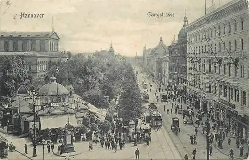 AK - Hannover Georgstrasse nicht versandt 1907